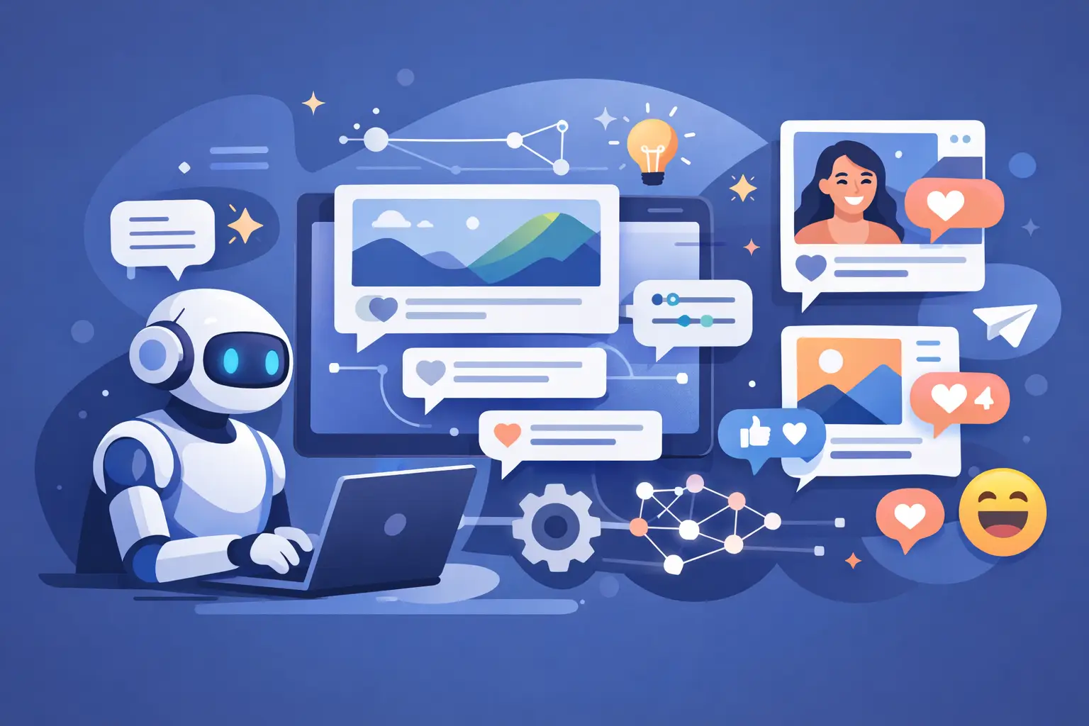 How an AI Captions Generator for Social Media Works