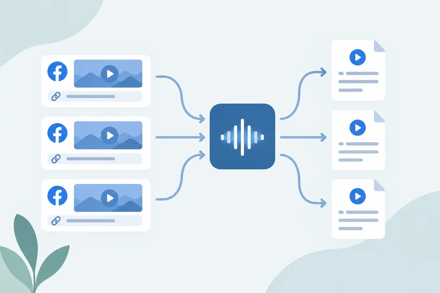 How to Batch Transcribe Facebook Video Links
