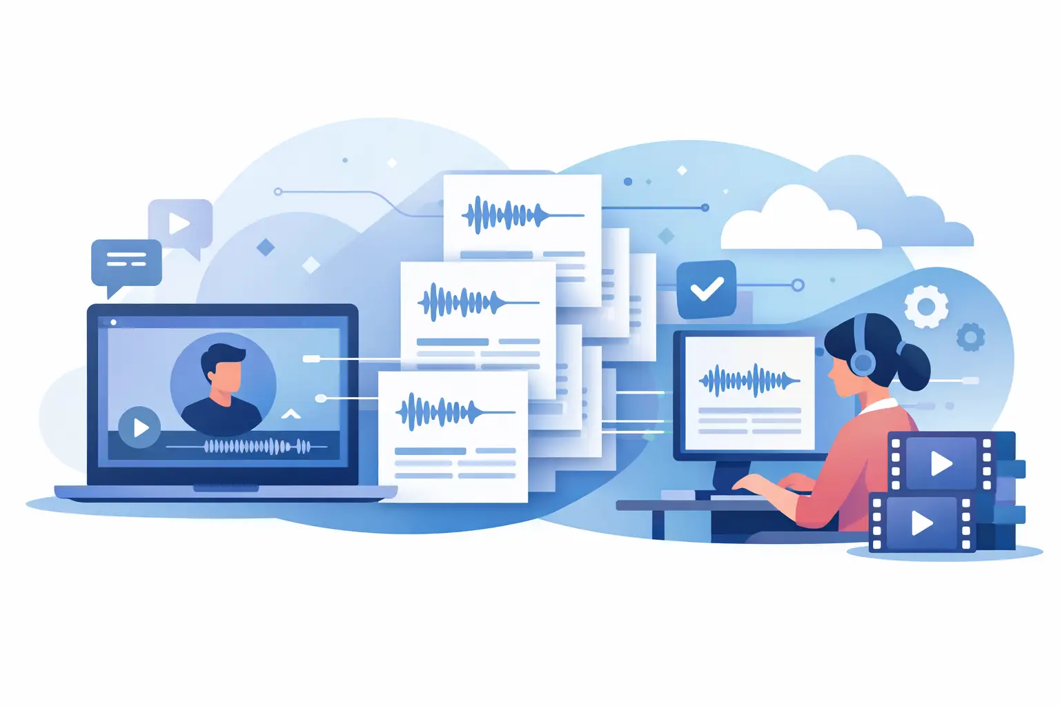Bulk Video Transcription for Creators at Scale