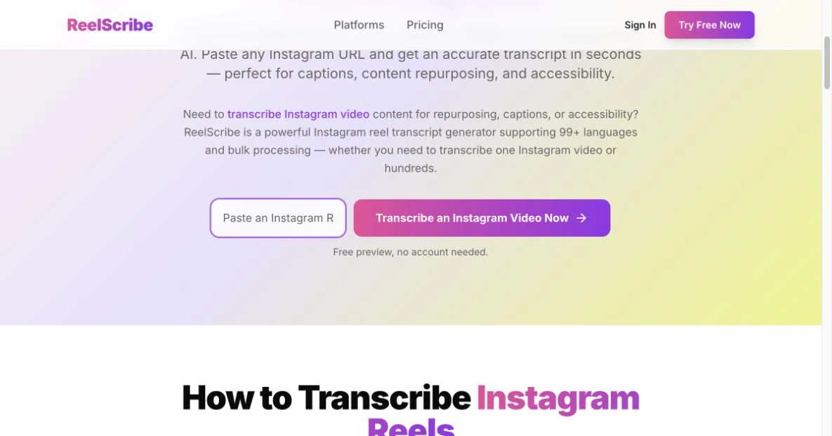 Instagram script extractor: extract and study Reel scripts