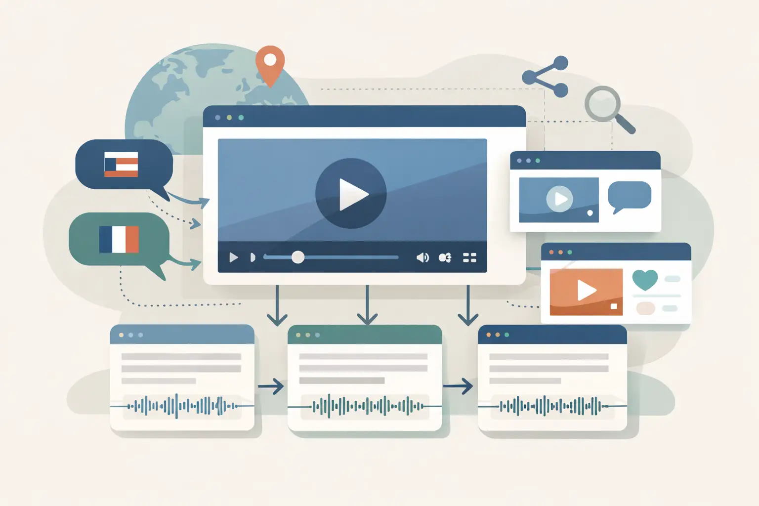 Multilingual social video workflow guide
