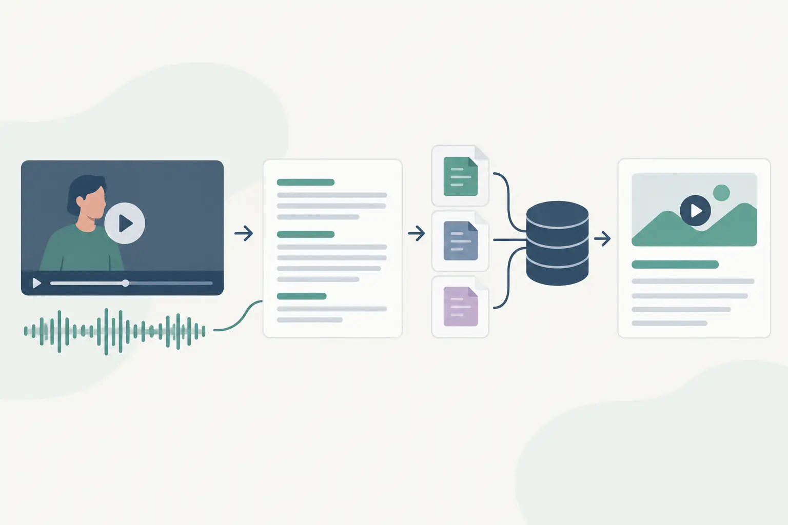 RAG pipeline video transcript example that works