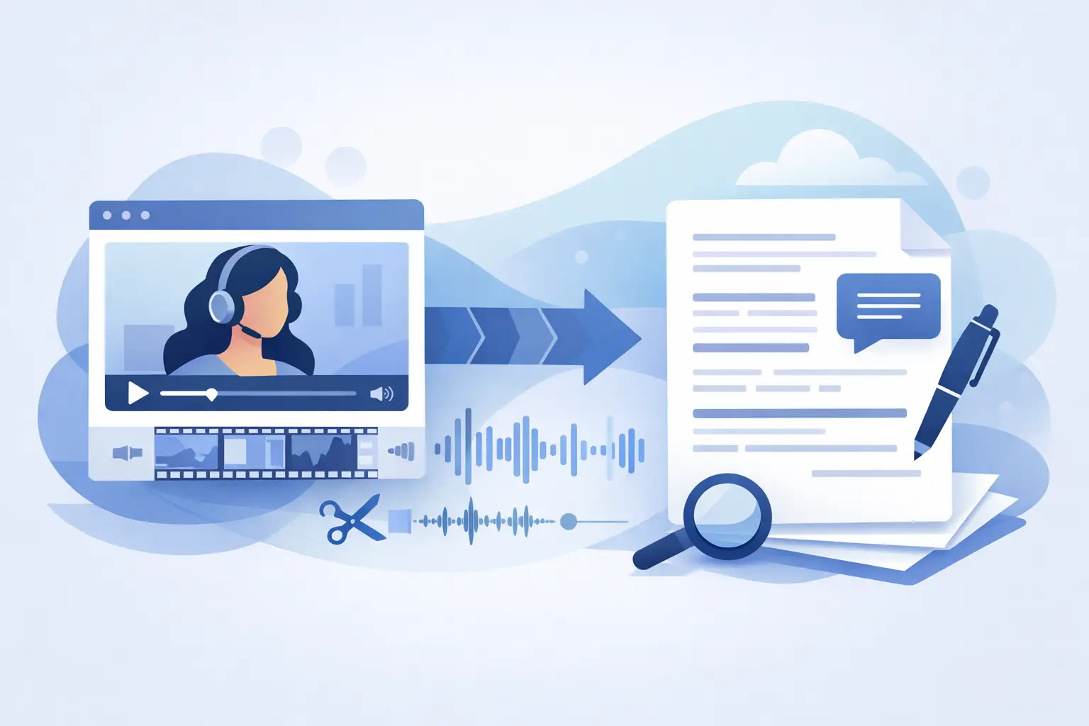 How to Turn Video Clips Into Transcripts Fast